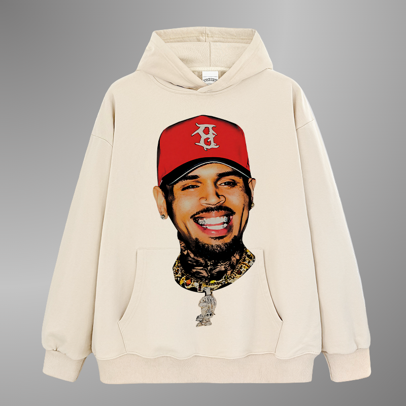 CHRIS BROWN BIG FACE HOODIE V5