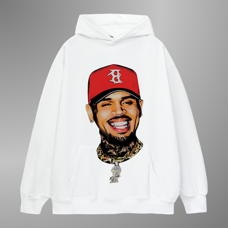 CHRIS BROWN BIG FACE HOODIE V5