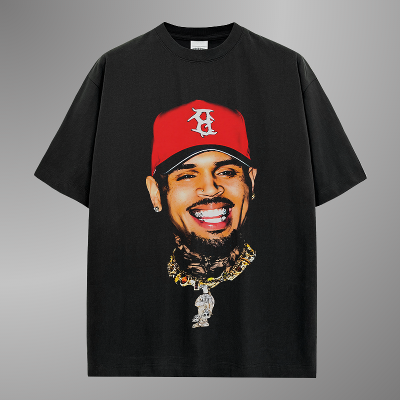 CHRIS BROWN BIG FACE TEE V5