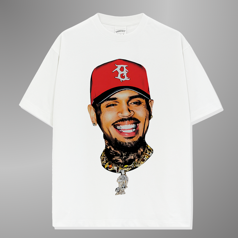 CHRIS BROWN BIG FACE TEE V5