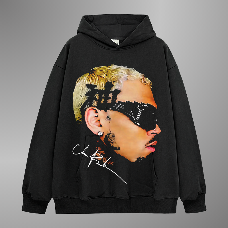 CHRIS BROWN BIG FACE HOODIE V4