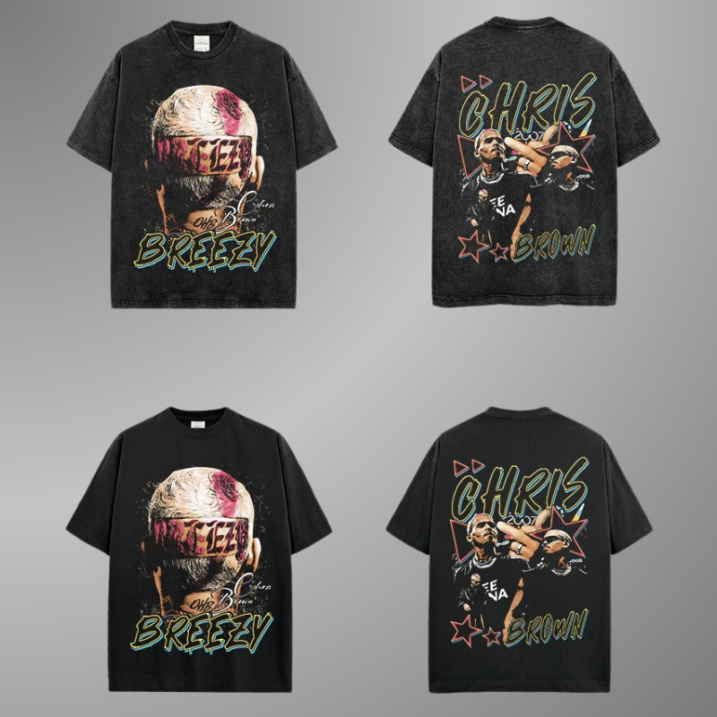 CHRIS BROWN BIG FACE TEE V3