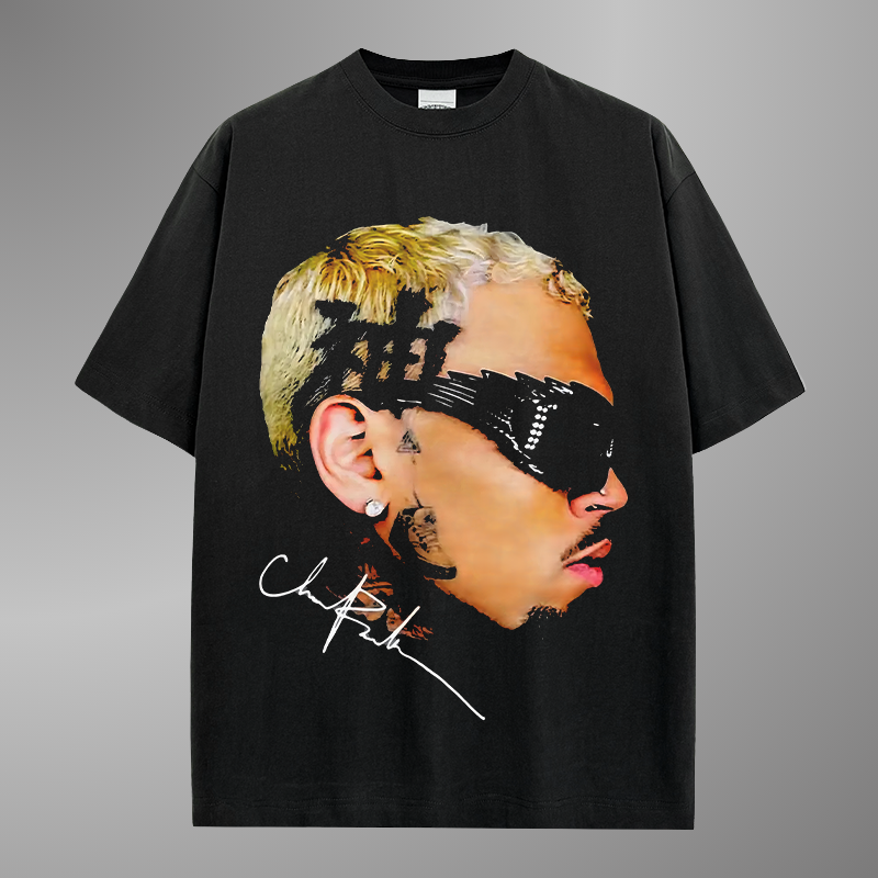 CHRIS BROWN BIG FACE TEE V4