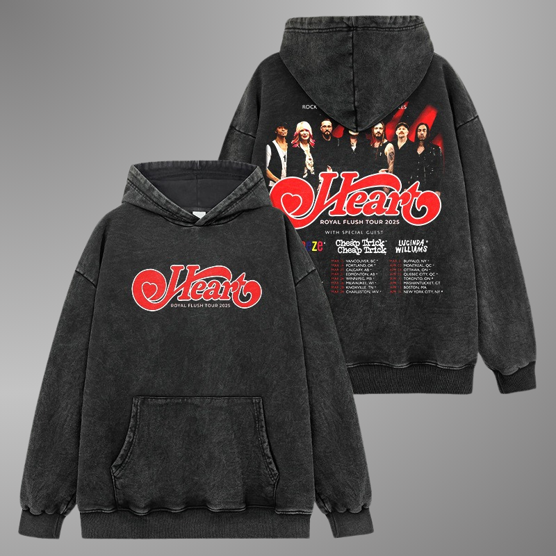 HEART BAND HOODIE