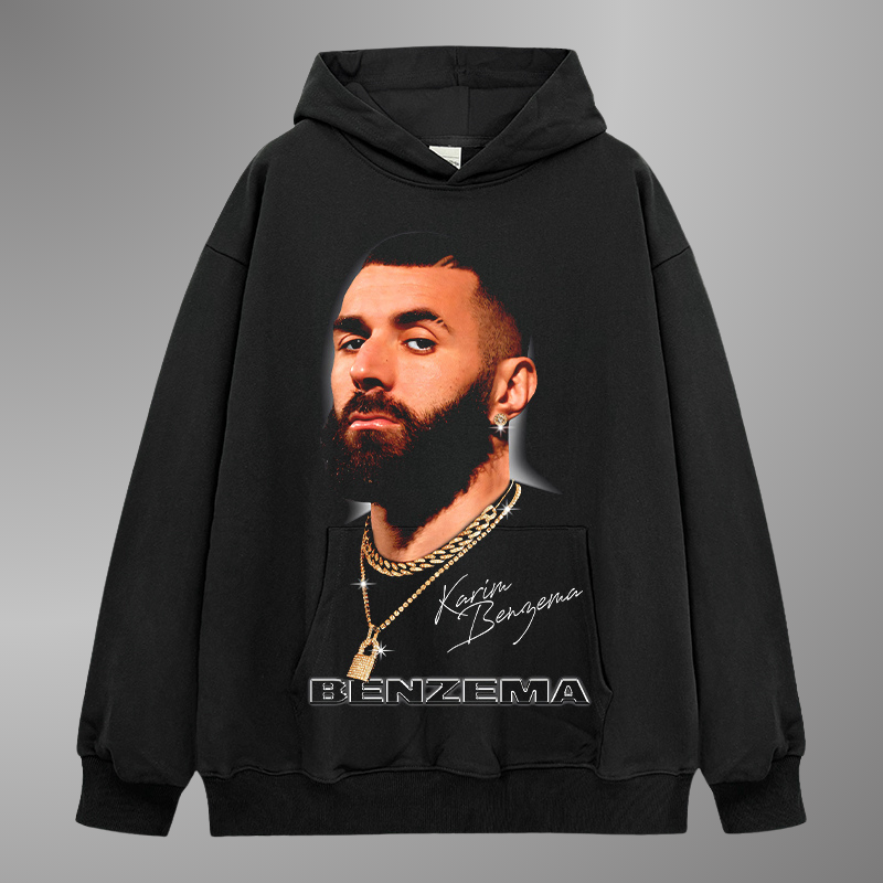 KARIM BENZEMA BIG FACE HOODIE