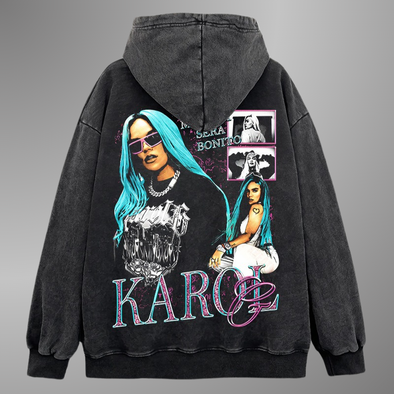 KAROL G BIG FACE HOODIE