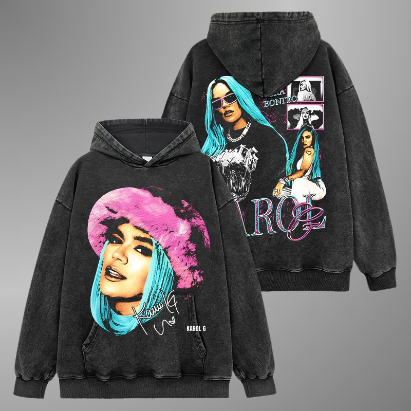 KAROL G BIG FACE HOODIE