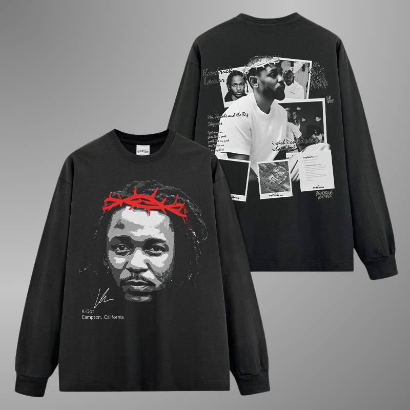 CAMISETA DE CARA GRANDE DE KENDRICK LAMAR