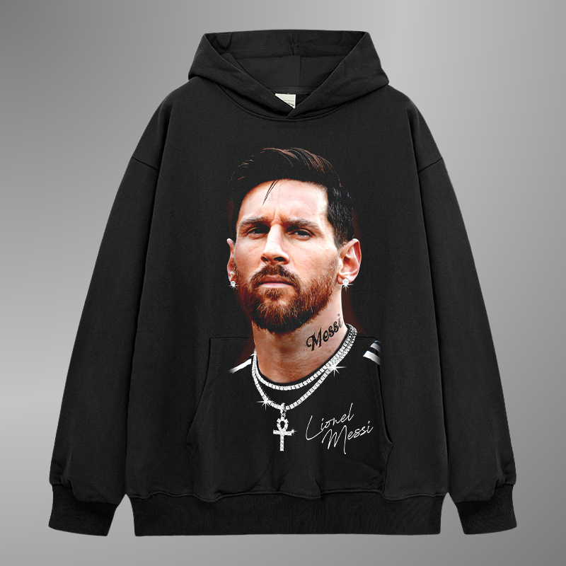 LIONEL MESSI BIG FACE HOODIE