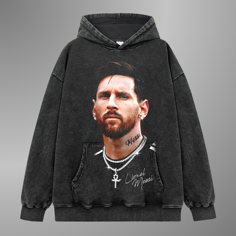 LIONEL MESSI BIG FACE HOODIE