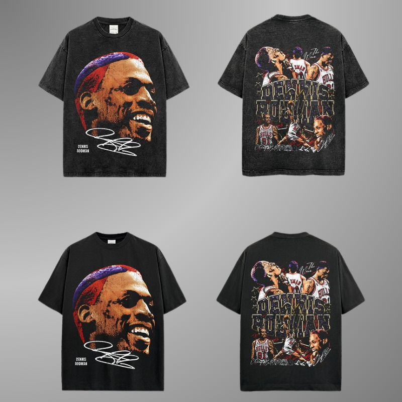 RODMAN BIG FACE VINTAGE TEE
