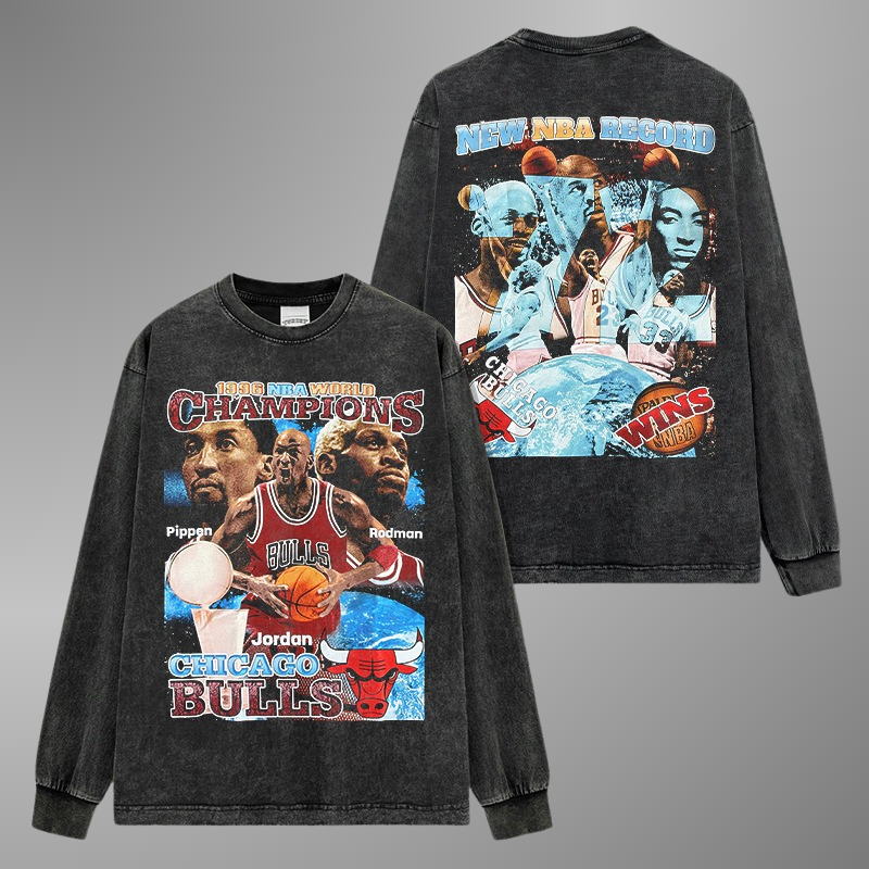 1996 CHICAGO BULLS TEE[LS]