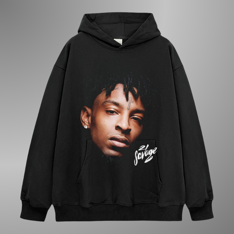 21 SAVAGE BIG FACE HOODIE