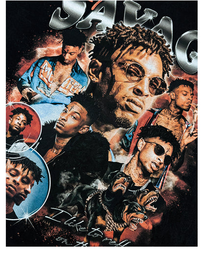 21 SAVAGE TEE V2