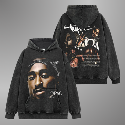 2PAC BIG FACE HOODIE V2