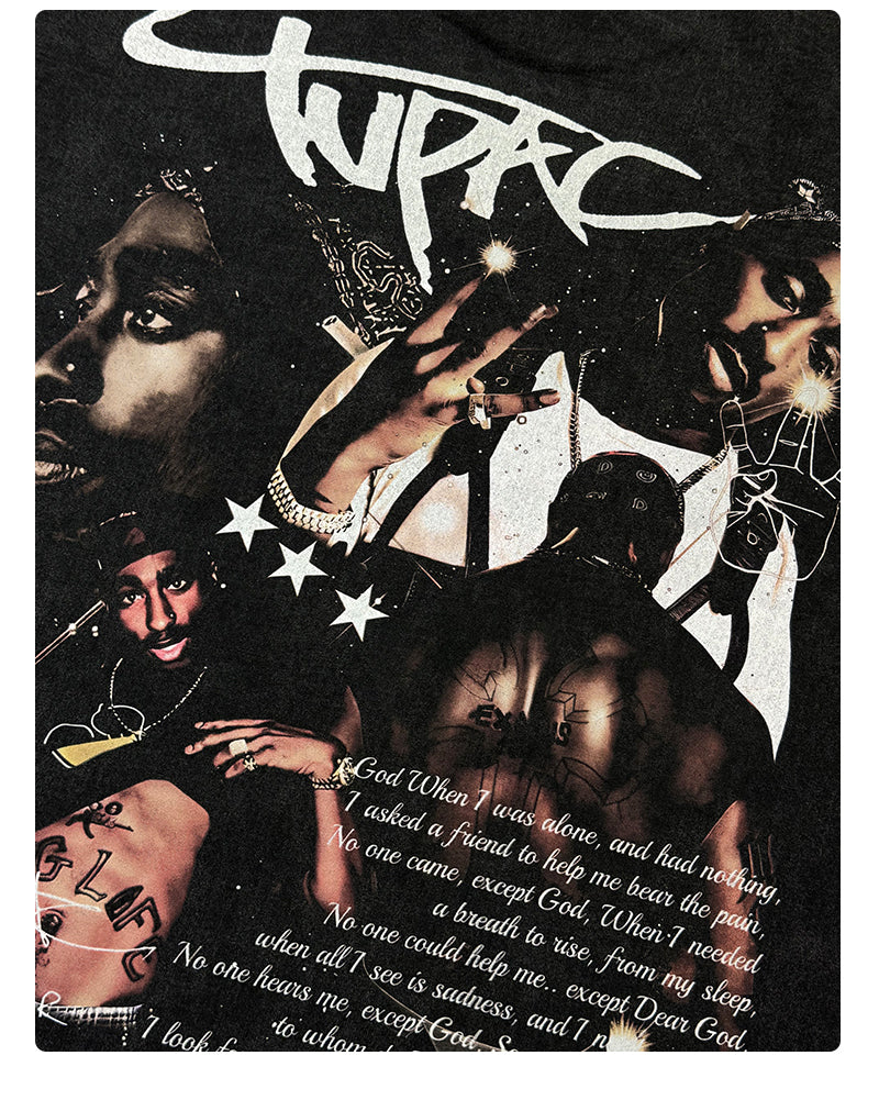 2PAC BIG FACE TEE[LS] V2