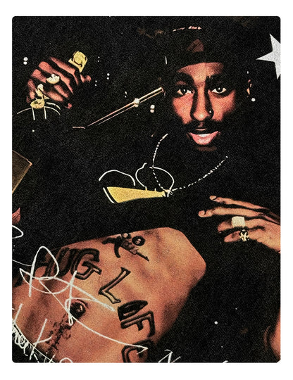2PAC BIG FACE TEE[LS] V2