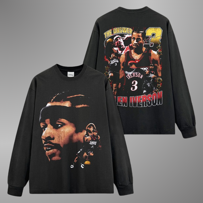 ALLEN IVERSON BIG FACE TEE[LS]