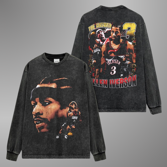 ALLEN IVERSON BIG FACE TEE[LS]
