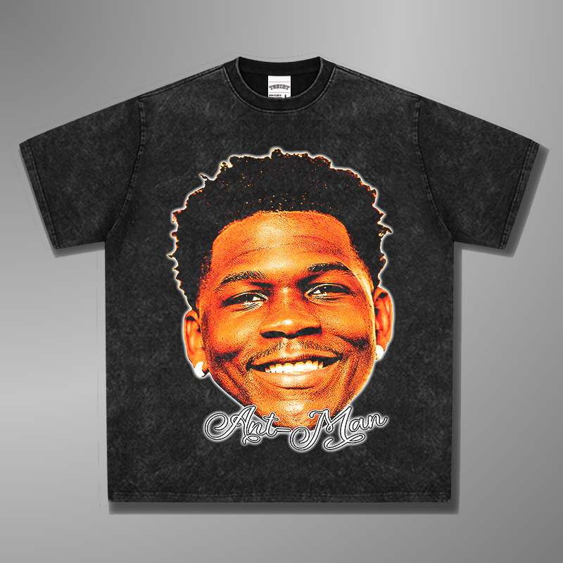 CAMISETA CON CARA GRANDE DE ANTHONY EDWARDS V3 