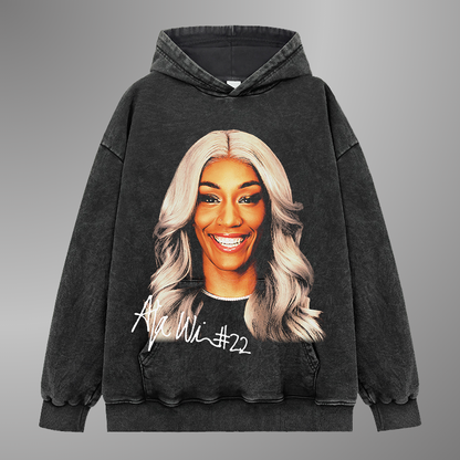 A'JA WILSON BIG FACE HOODIE