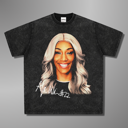 A'JA WILSON BIG FACE TEE