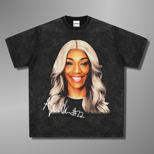 A'JA WILSON BIG FACE TEE