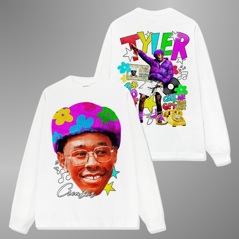 CAMISETA CON CARA GRANDE DE TYLER EL CREADOR V2