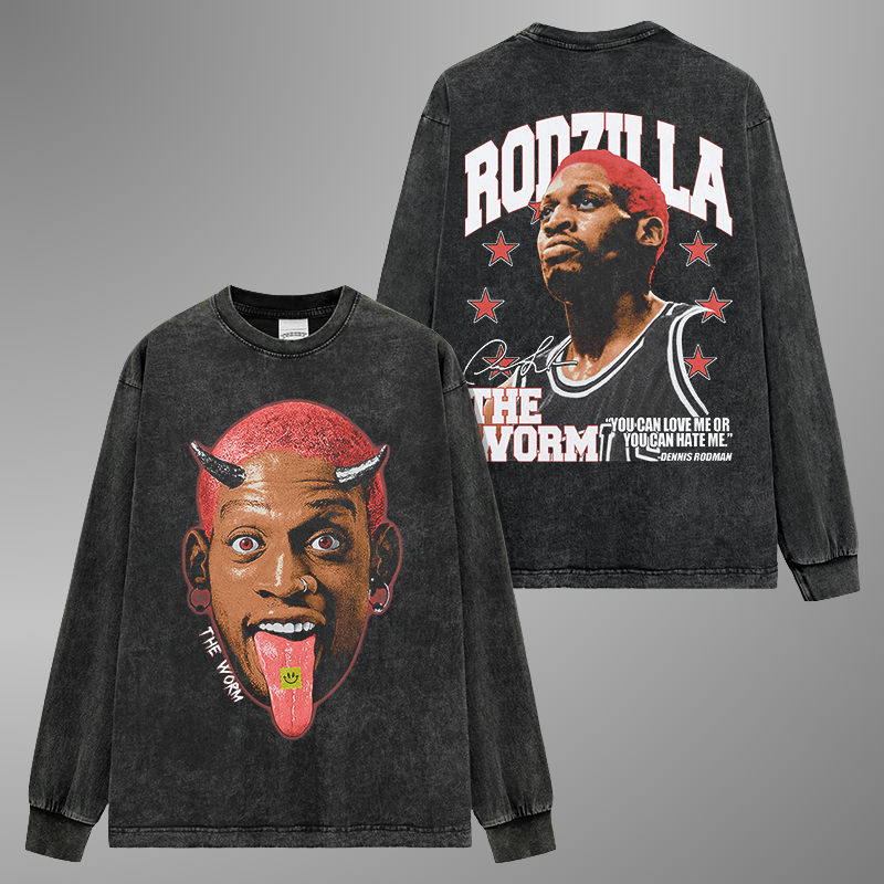 BIG FACE RODMAN TEE[LS] V2