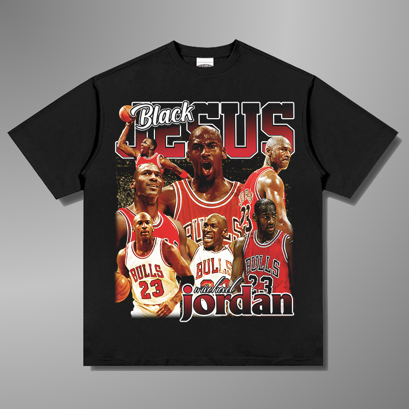 CAMISETA NEGRA DE JESÚS