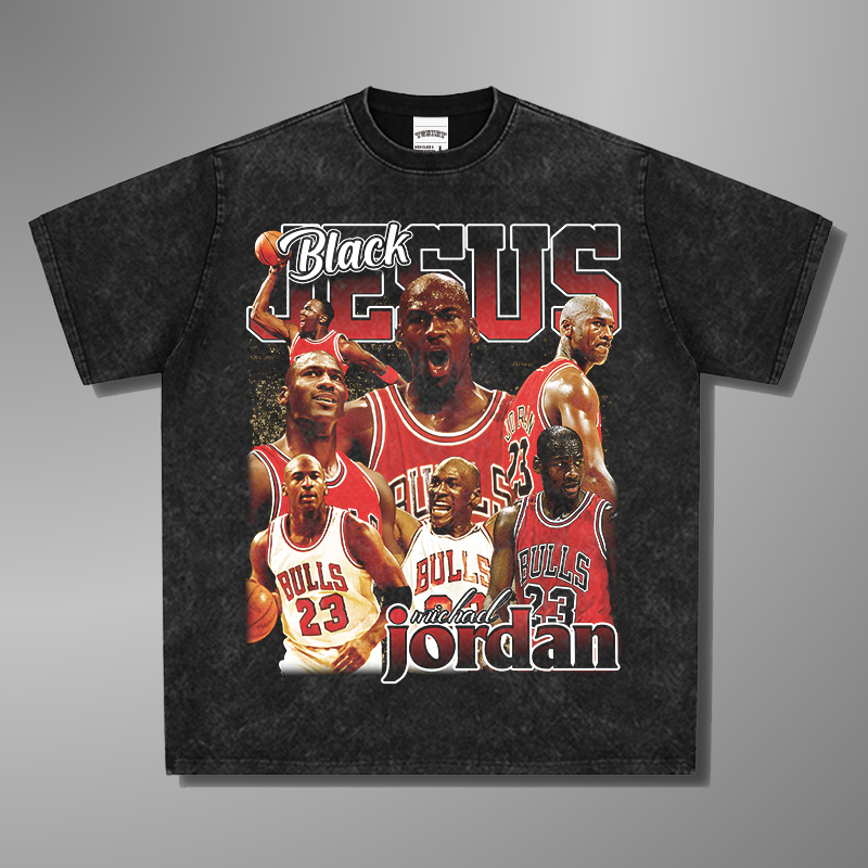 CAMISETA NEGRA DE JESÚS