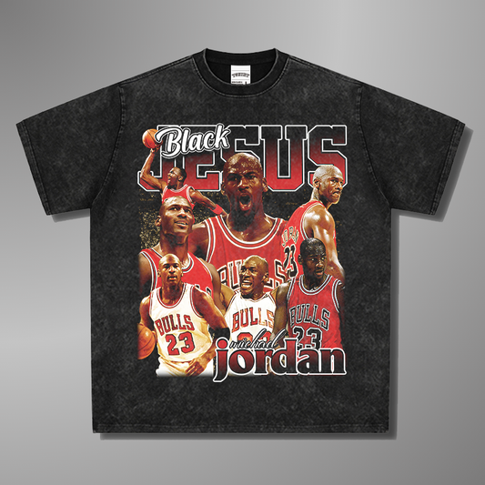 CAMISETA NEGRA DE JESÚS