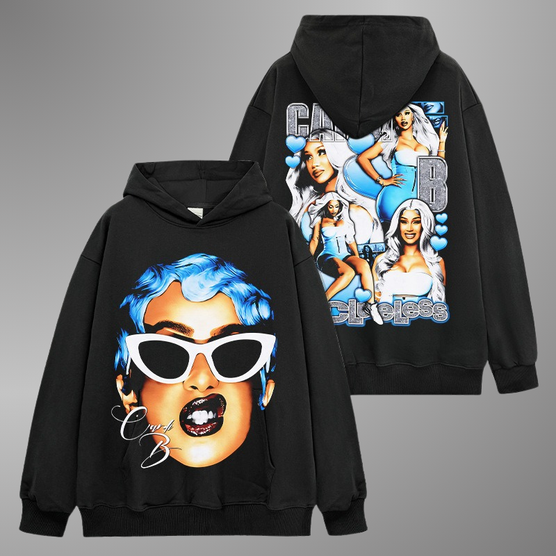 CARDI B BIG FACE HOODIE