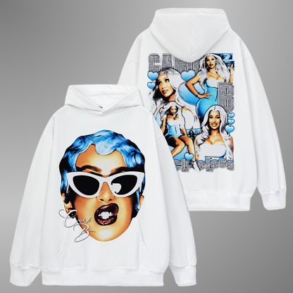 CARDI B BIG FACE HOODIE