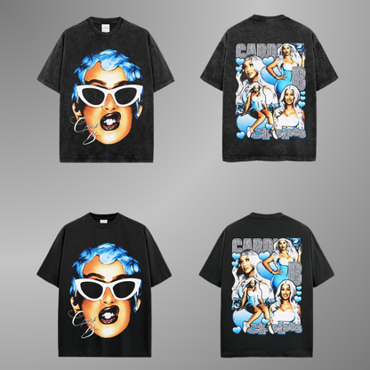 CARDI B BIG FACE TEE