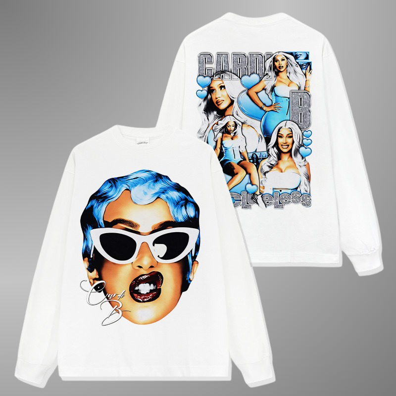 CARDI B BIG FACE TEE[LS]