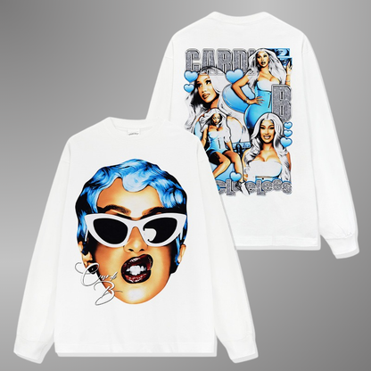 CARDI B BIG FACE TEE[LS]