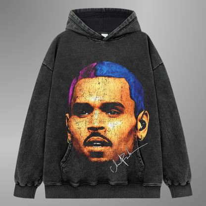 CHRIS BROWN BIG FACE HOODIE V2