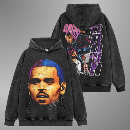 CHRIS BROWN BIG FACE HOODIE V2