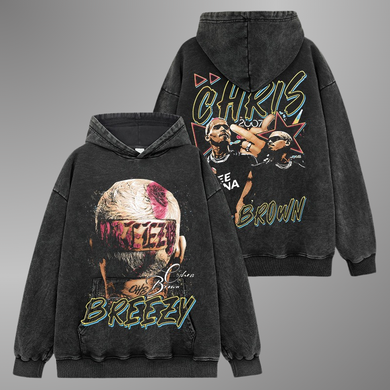 CHRIS BROWN BIG FACE HOODIE V3