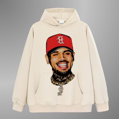 CHRIS BROWN BIG FACE HOODIE V5