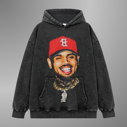 CHRIS BROWN BIG FACE HOODIE V5