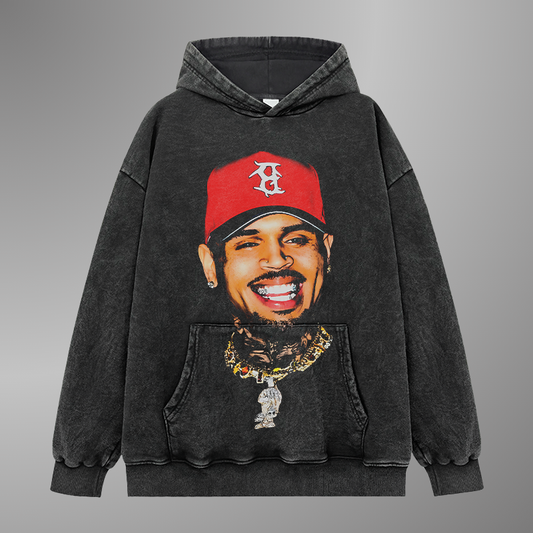 CHRIS BROWN BIG FACE HOODIE V5