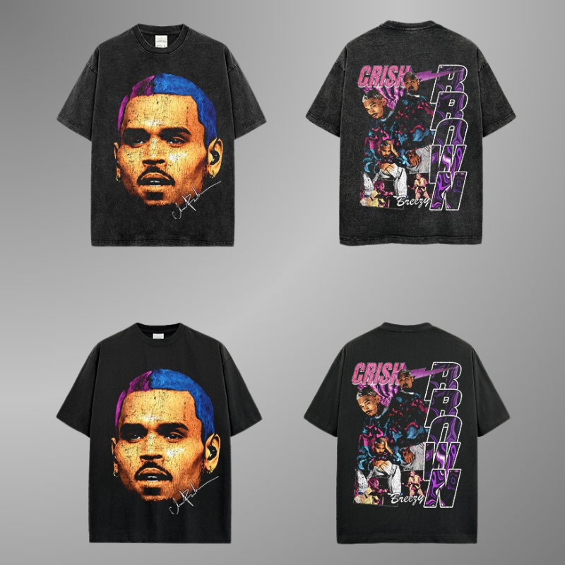 CHRIS BROWN BIG FACE TEE V2