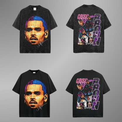 CHRIS BROWN BIG FACE TEE V2