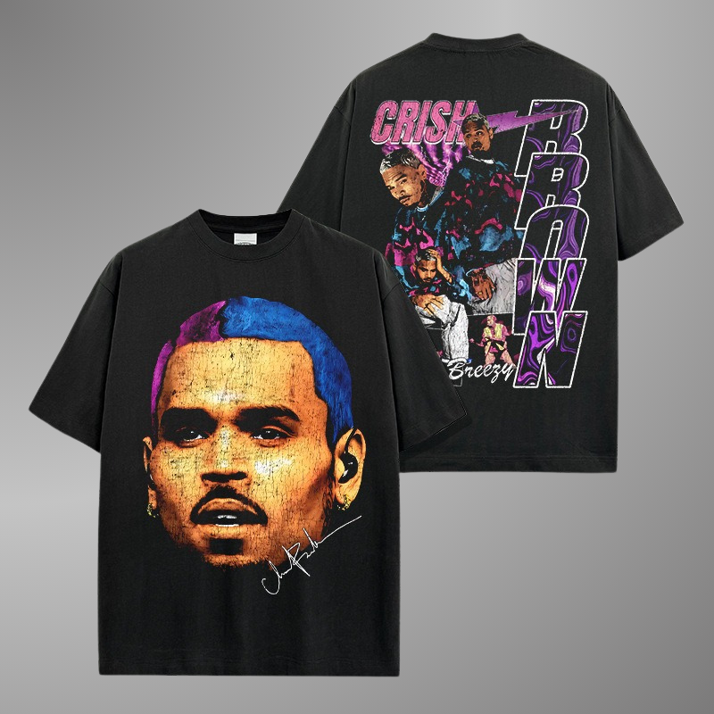 CHRIS BROWN BIG FACE TEE V2