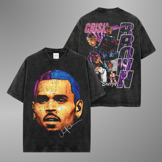 T-SHIRT CHRIS BROWN BIG FACE V2