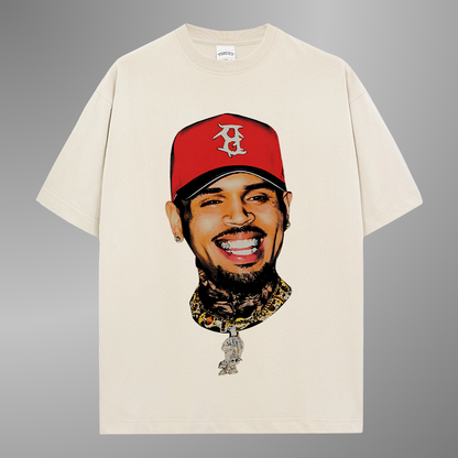CHRIS BROWN BIG FACE TEE V5