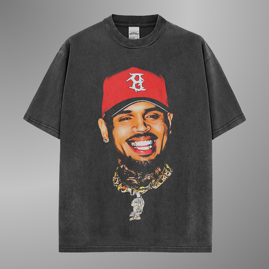 CHRIS BROWN BIG FACE TEE V5