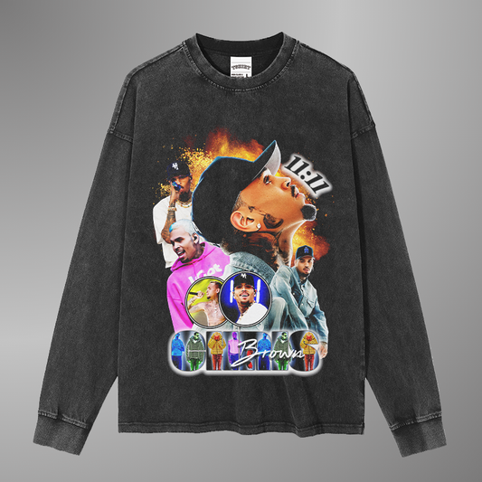 CHRIS BROWN TEE[LS] V2